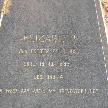 THUYNSMA Cornelius 1895-1966 &amp; Elizabeth FOSTER 1897-1982 