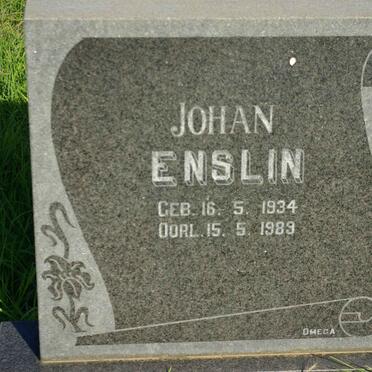 ENSLIN Johan 1934-1989