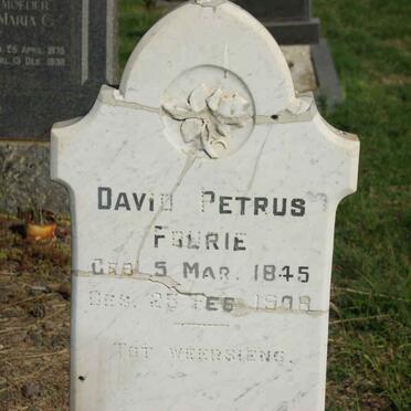 FOURIE David Petrus 1845-1908