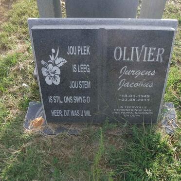 OLIVIER Jurgens Jacobus 1949-2013