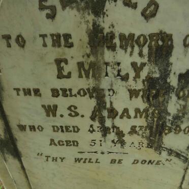ADAMS Emily -1890