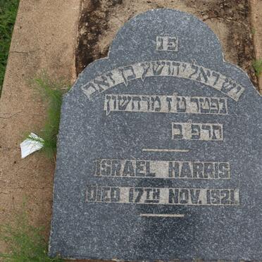 HARRIS Israel -1921