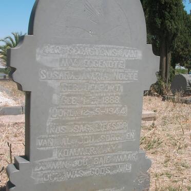 NOLTE Susara Maria nee DELPORT 1888-1944