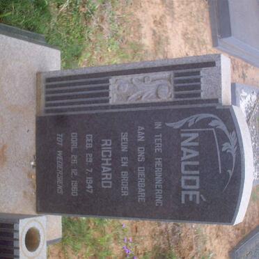 NAUDE Richard 1947-1960