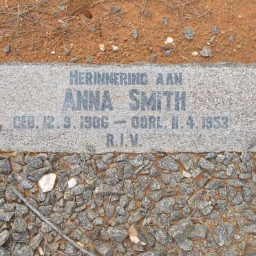 SMITH Anna 1906-1953