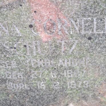 SCHULTZ Anna Cornelia 18?7-19?9