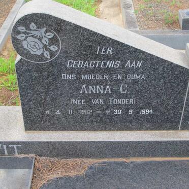 WIT Anna C., de 1912-1994