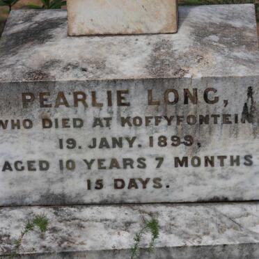 LONG Pearlie -1899