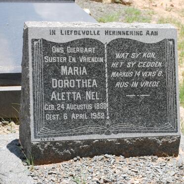 NEL Maria Dorothea Aletta 1880-1952