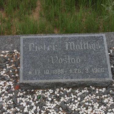 VOSLOO Pieter Matthys 1889-1966