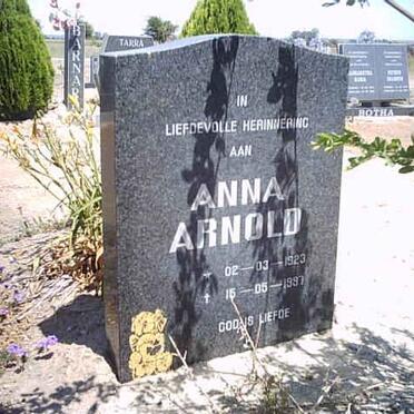 ARNOLD Anna 1923-1997