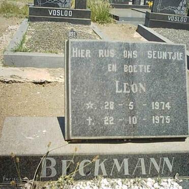 BECKMANN Leon 1974-1975