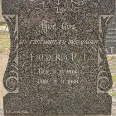 BEER Frederik P.J., de 1904-1960