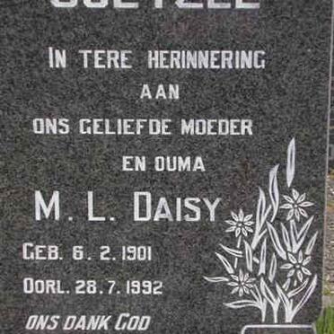 COETZEE M.L. 1901-1992