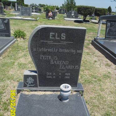 ELS Petrus Barend Elardus 1925-1985