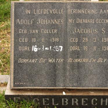 ENGELBRECHT Jacobus S.P. 1914-1967 &amp; Adolf Johannes VAN COLLER 1918-1957