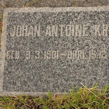 KRIEL Johan Antonie 1901-1960