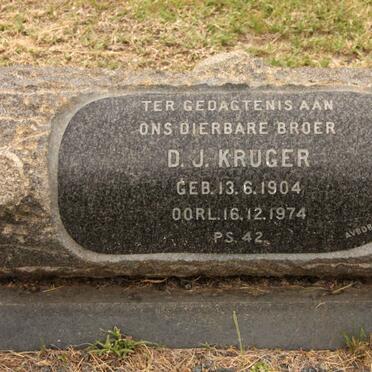 KRUGER D.J. 1904-1974
