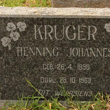 KRUGER Henning Johannes 1898-1963