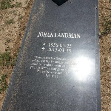 LANDMAN Johan 1956-2013