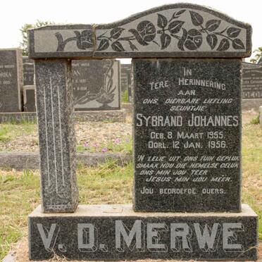 MERWE Sybrand Johannes, v.d. 1955-1956