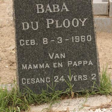 PLOOY Baba, du 1960-1960