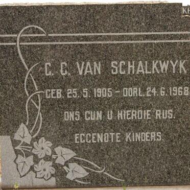 SCHALKWYK G.C., van 1905-1968