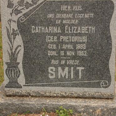 SMIT Catharina Elizabeth nee PRETORIUS 1893-1952