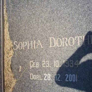 VOLSCHENK Theunis Johannes 1933-1984 &amp; Sophia Dorothea 1934-2001