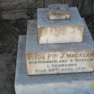 MACKLAM J. -1901