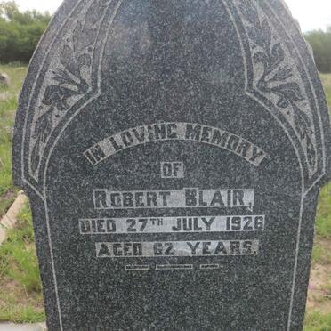 BLAIR Robert -1926