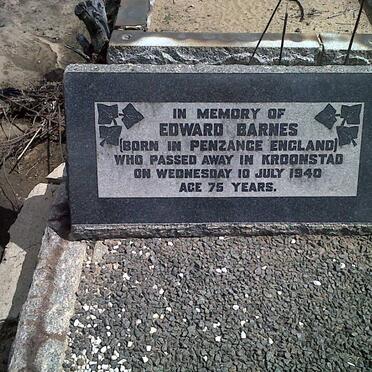 BARNES Edward -1940