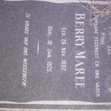 MAREE Berry 1882-1925