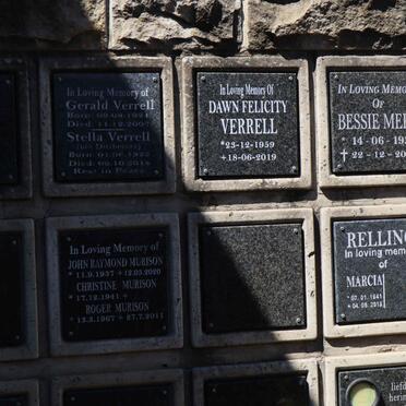 VERRELL Gerald 1921-2007 &amp; Stella DÜTBERNER 1925-2014 :: MEEK Bessie 1928-2013 :: RELLING Marcia 1941-2018