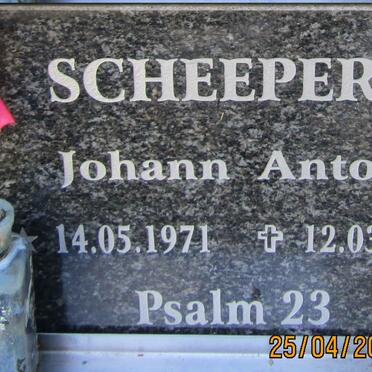 SCHEEPERS Johann Anton 1971-2019