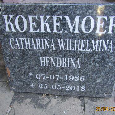 KOEKEMOER Catharina Wilhelmina Hendrina 1936-2018
