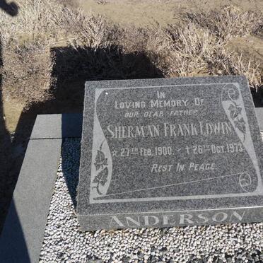 ANDERSON Sherman Frank Edwin 1900-1973