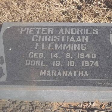 FLEMMING Pieter Andries Christiaan 1940-1974