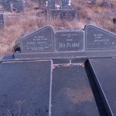 PLOOY Jacobus Johannes, du 1917-1978 &amp; Johanna G.H. 1917-1999