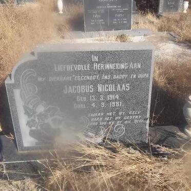 POTGIETER Jacobus Nicolaas 1914-1981