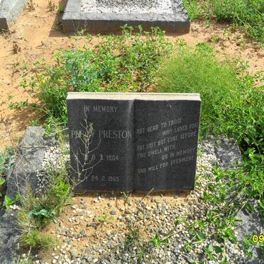 PRESTON Percy 1904-1965