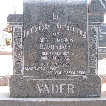 RAUTENBACH Louis Jacobus 1871-1953