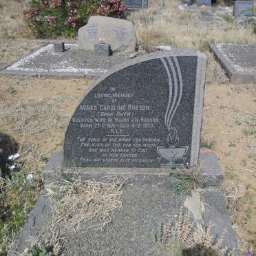 ROBSON Agnes Caroline nee OWEN 1871-1953