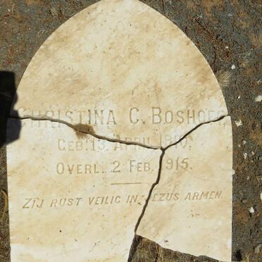 BOSHOFF Christina C. 1910-1915