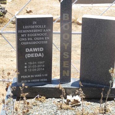 BOOYSEN Dawid 1947-2014