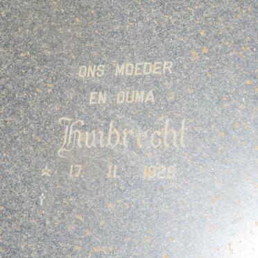 JOOSTE Alarik 1924-1996 &amp; Huibrecht 1929-