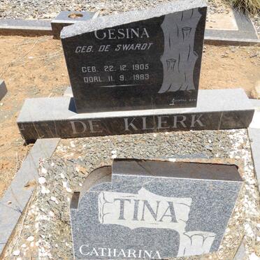 KLERK Catharina Gesina, de nee DE SWARDT 1905-1983