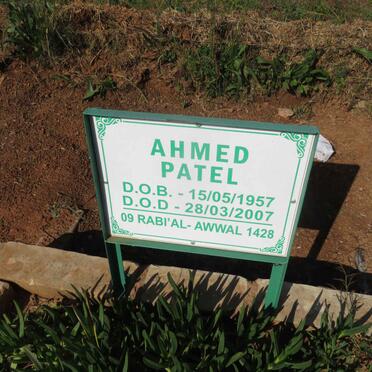 PATEL Ahmed 1957-2007