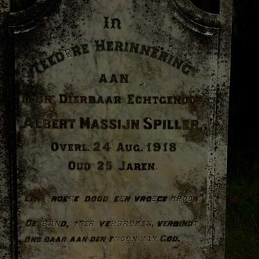 SPILLER Albert Massijn -1918