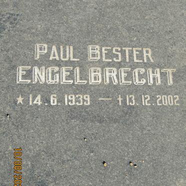 ENGELBRECHT Paul Bester 1939-2002